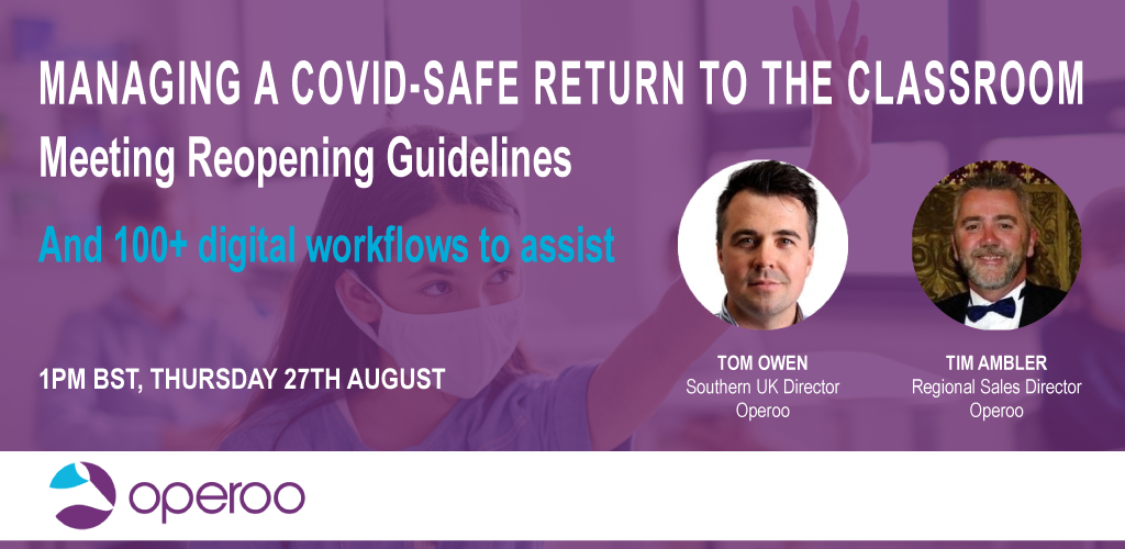 A COVID-Safe Return to the Classroom: UK Webinar Recording