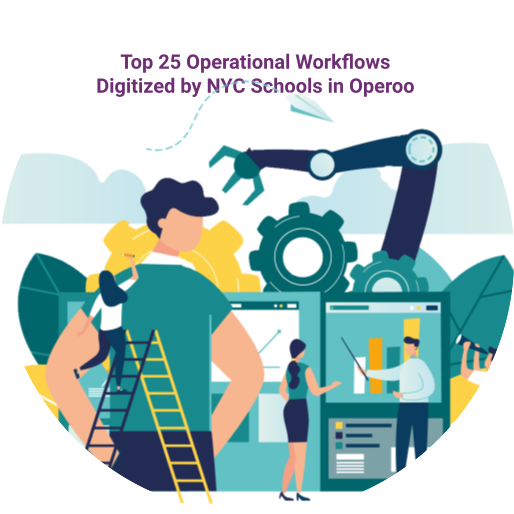 Top 25 Workflows Digitized by NYC Schools in Operoo