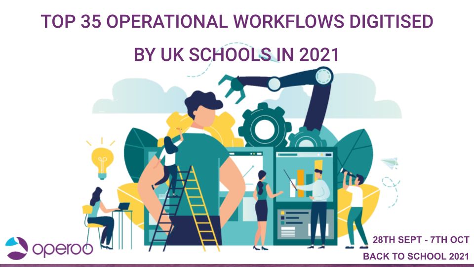 Top 35 Workflows Digitised by UK Schools